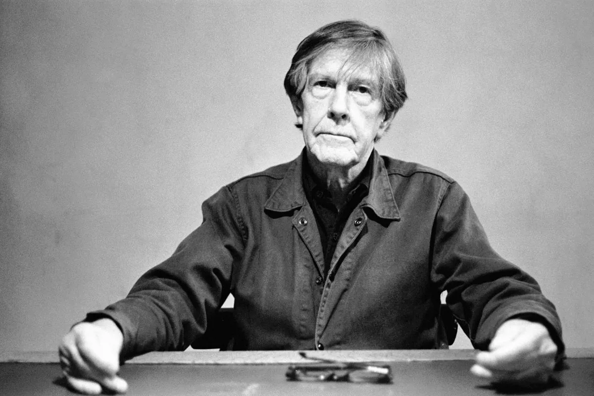 Composer John Cage, Amsterdam, 1988